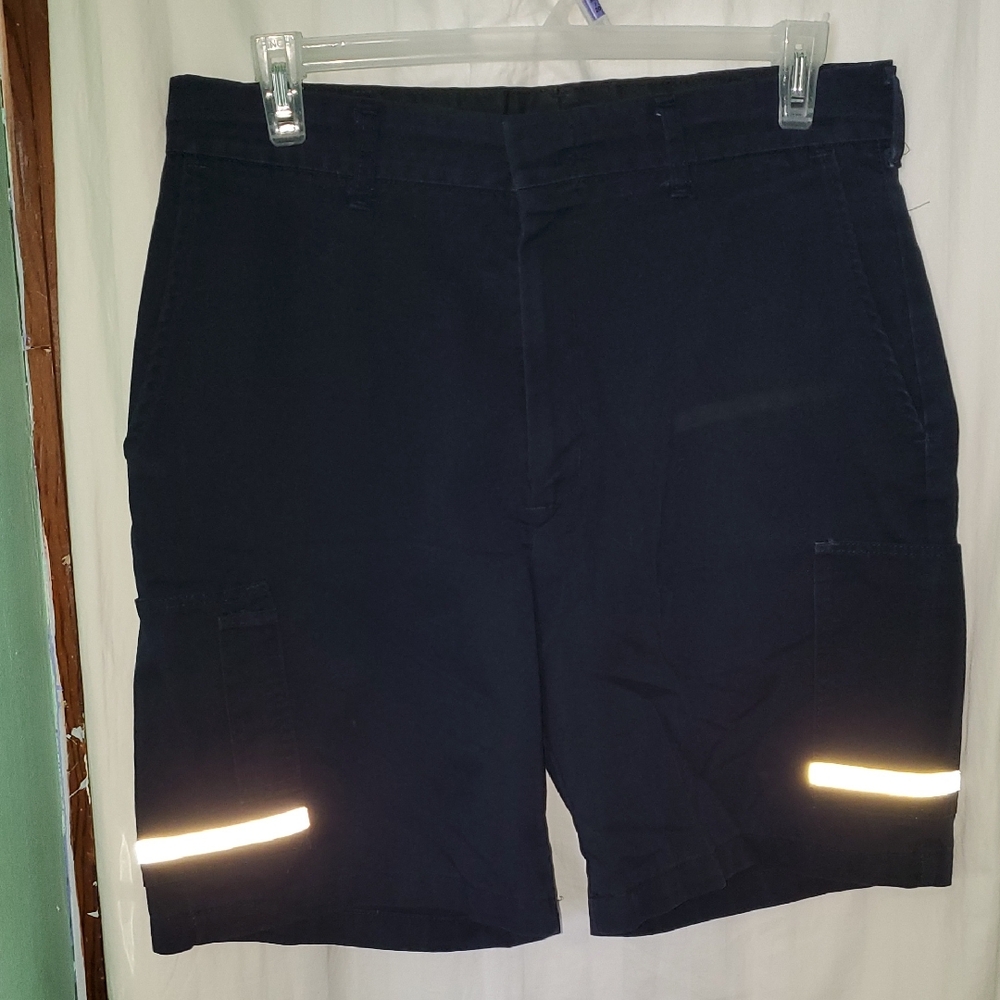 FedEx Stan Herman Navy Reflective Work Shorts